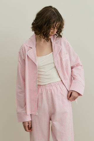 Pötikare Pamuk Pijama Takımı Pembe