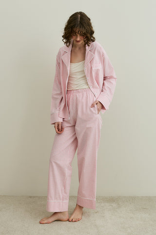 Pötikare Pamuk Pijama Takımı Pembe