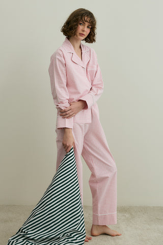 Pötikare Pamuk Pijama Takımı Pembe