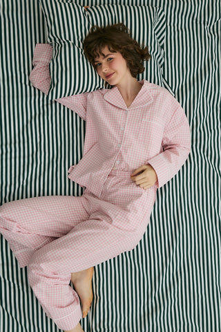 Pötikare Pamuk Pijama Takımı Pembe