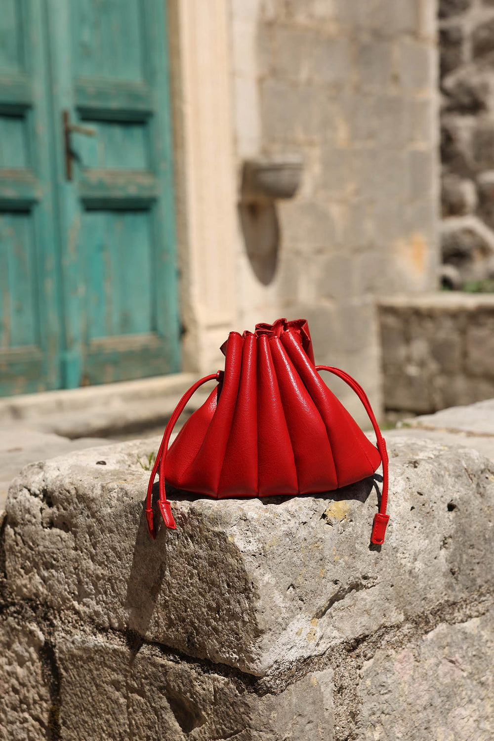 Pouch Omuz Çantası Kırmızı