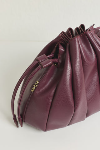 Pouch Omuz Çantası Mürdüm