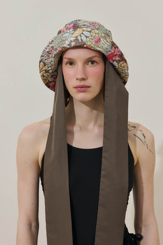 Pulse Pattern Bucket Şapka Haki