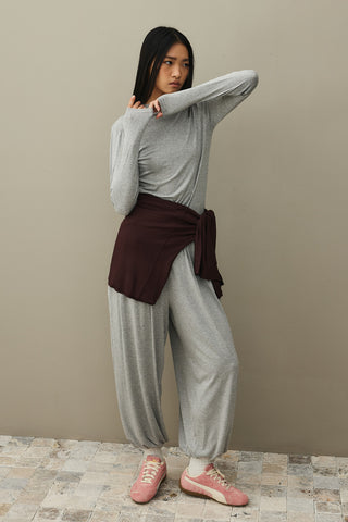Relaxed Cool Takım Gri Melange