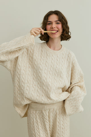 Saç Örgü Triko Takım Taş