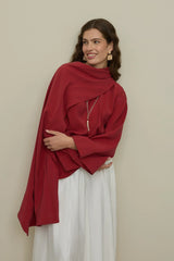 Seyyar Parçalı Modal Üst Kırmızı