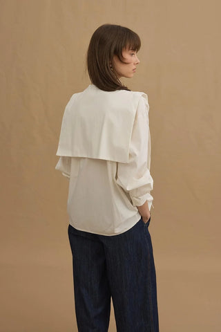 Seyyar Yakalı Gömlek Ekru - Fahhar Design