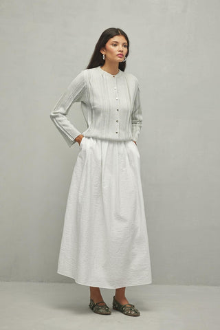 Simli Hırka Gri - Fahhar Design