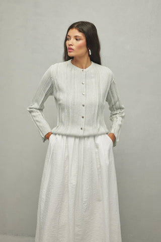 Simli Hırka Gri - Fahhar Design