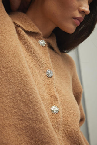 Soft Crop Hırka Camel - Fahhar Design