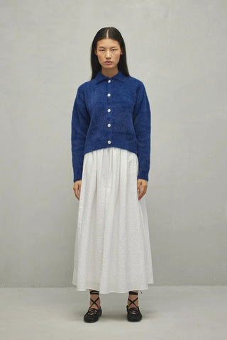 Soft Crop Hırka Mavi - Fahhar Design