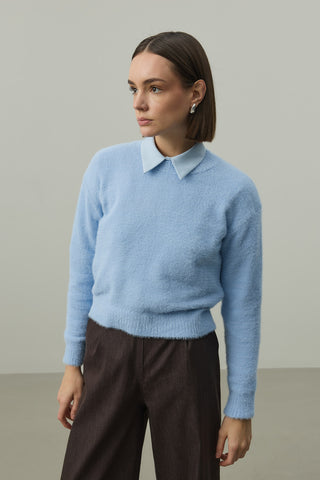 Soft Crop Kazak Bebe Mavisi