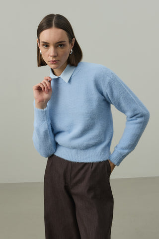 Soft Crop Kazak Bebe Mavisi