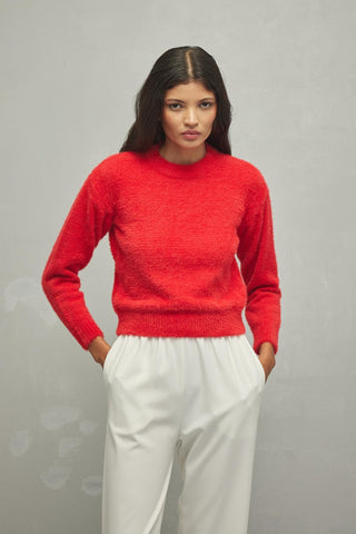 Soft Crop Kazak Kırmızı - Fahhar Design