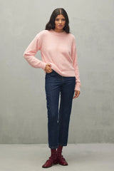 Soft Crop Sweater Pink