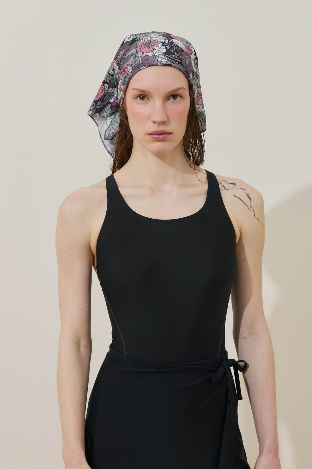 Soft Garden Bandana Kahverengi