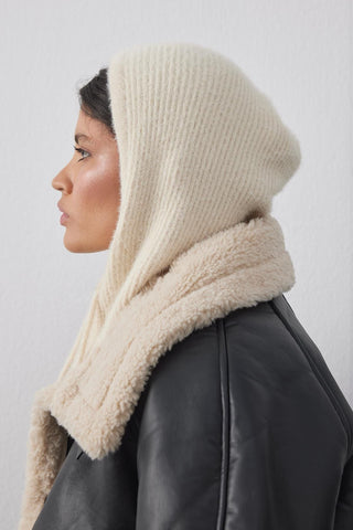 Soft İnce Örgü Balaclava Bere Taş - Fahhar Design