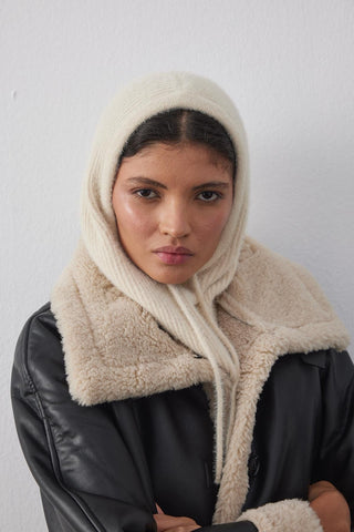 Soft İnce Örgü Balaclava Bere Taş - Fahhar Design