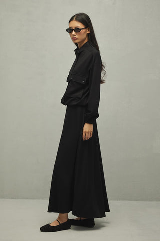 Soft Modal Etek Takım Siyah - Fahhar Design