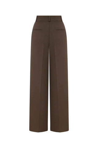 Straight Fit Pantolon Kahverengi - Fahhar Design