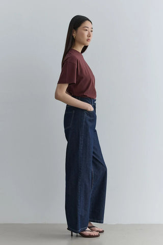 Straight Kesim Denim Pantolon Lacivert - Fahhar Design