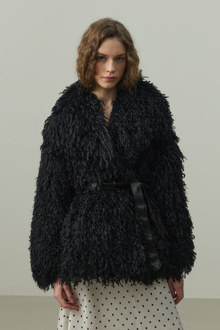 Suni Kürk Kaban Siyah