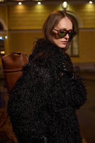 Suni Kürk Kaban Siyah