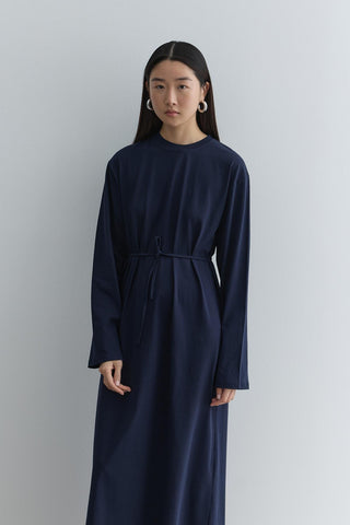 Sweat Elbise Lacivert