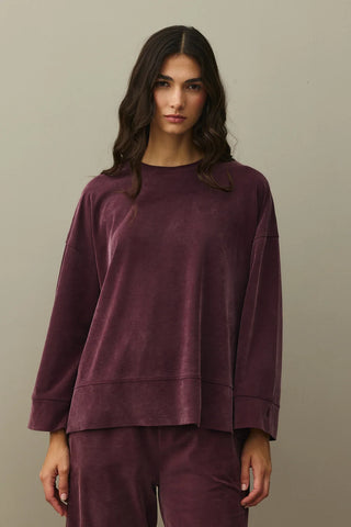 Tencel Modal Palazzo Takım Bordo
