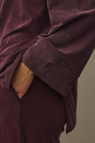 Tencel Modal Palazzo Takım Bordo
