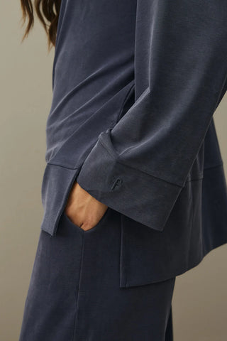 Tencel Modal Palazzo Takım Füme