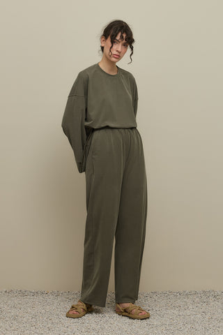 Tencel Modal Palazzo Takım Küf Yeşili