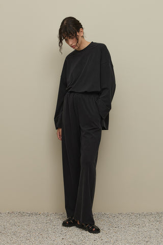 Tencel Modal Palazzo Takım Siyah