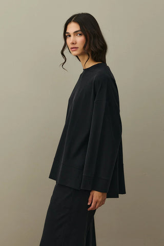 Tencel Modal Palazzo Suit Black