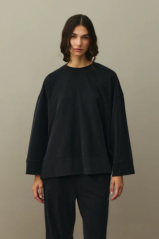 Tencel Modal Palazzo Suit Black