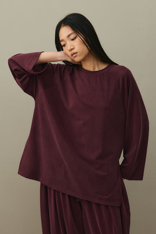Tencel Pike Takım Bordo