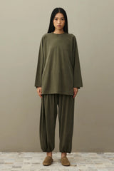 Tencel Pike Takım Küf Yeşili