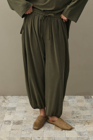 Tencel Pike Takım Küf Yeşili