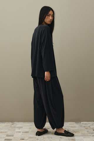 Tencel Pike Takım Siyah