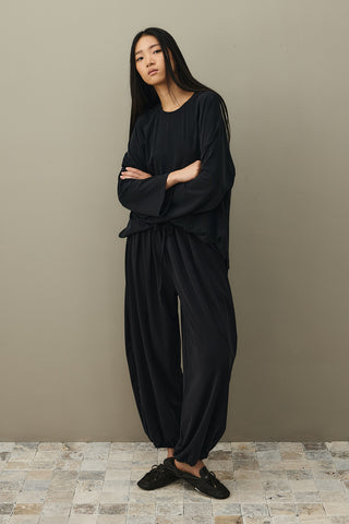Tencel Pike Takım Siyah