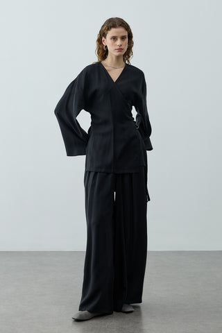 Tensel Kimono Takım Siyah