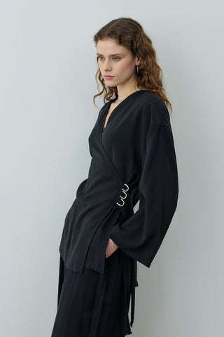 Tensel Kimono Takım Siyah