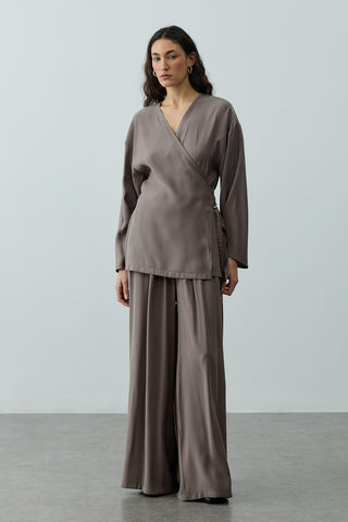 Tensel Kimono Takım Vizon