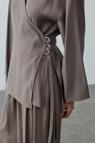 Tensel Kimono Takım Vizon