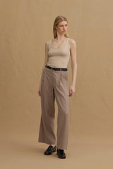Tencel Palazzo Trousers Mink