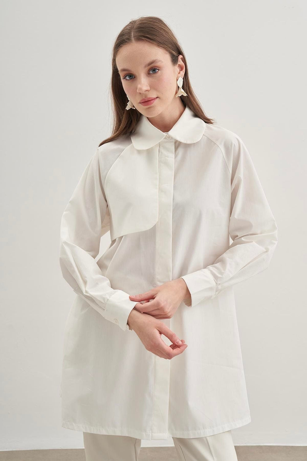Trench Shirt Ecru