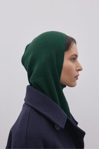 Triko Balaclava Bere Koyu Yeşil - Fahhar Design