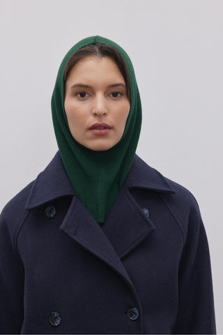 Triko Balaclava Bere Koyu Yeşil - Fahhar Design