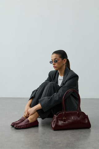 Vany Geniş City Çanta Bordo