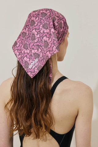 Velvet Bloom Bandana Kahverengi